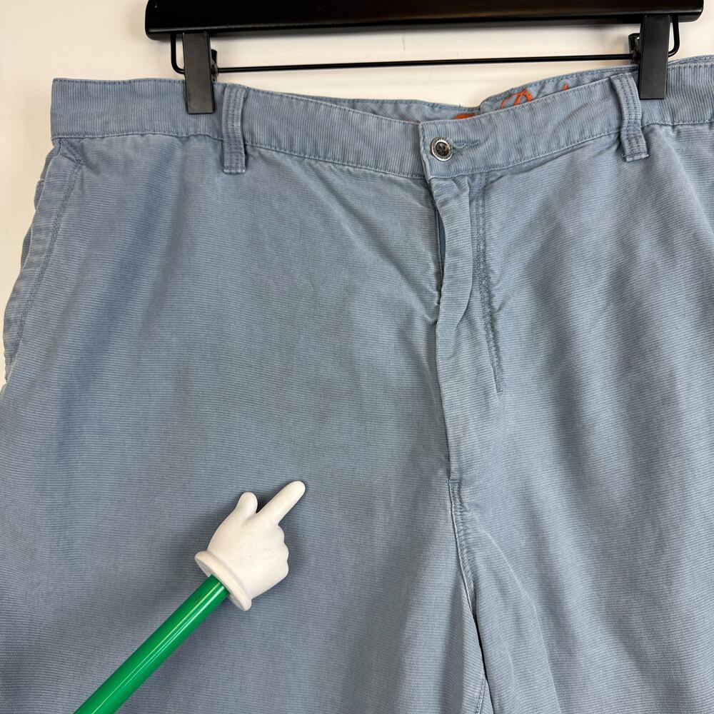 Tommy Bahama Tencel Lyocell Cotton Chino Shorts Blue 10” Mens - Size 40 - Picture 2 of 8